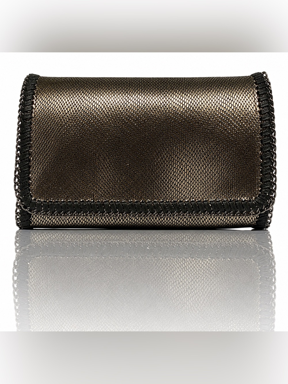 Metallic versatile clutch /handbag NWOT